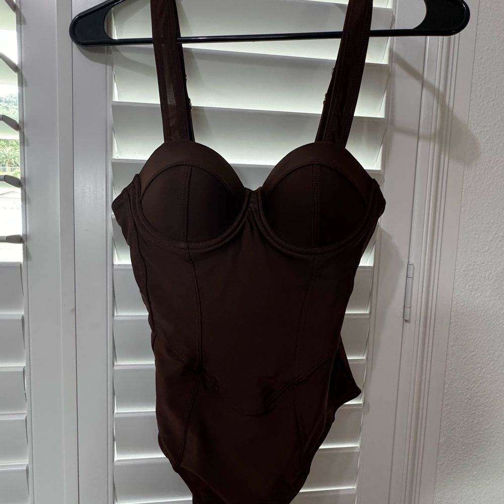 Women’s Brown One Piece Swimsuit